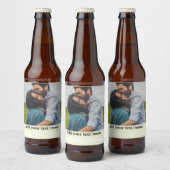 Geben Sie Ihr Foto-Lebensmitteletikett auf ein Min Bierflaschenetikett (Flaschen)