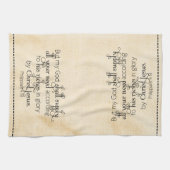 Geben Sie Ihr gesamtes benötigtes Sacktuch Geschirrtuch (Horizontal)