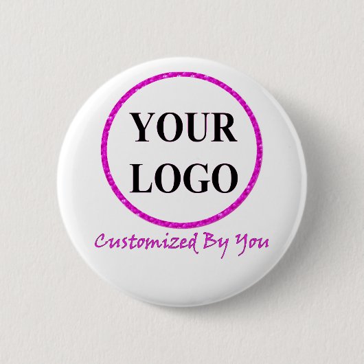 GEBEN SIE IHR LOGO HIER EIN, WENN SIE SICH ANSCHLI BUTTON (Vorderseite)