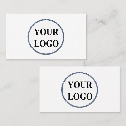 GEBEN SIE IHR LOGO HIER EIN, WENN SIE SICH ANSCHLI PLATZKARTE (Vorne/Hinten)