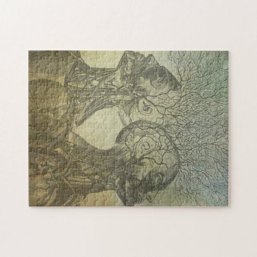 Geben Sie Ihr Sinnespuzzlespiel frei Puzzle (Horizontal)