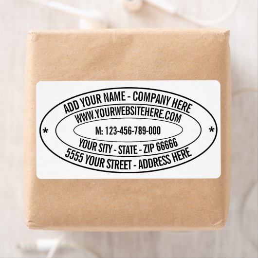 Geben Sie Ihre Firmenname-Info-Adresse ein. (Insitu)