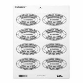 Geben Sie Ihre Firmenname-Info-Adresse ein. (Vorne)