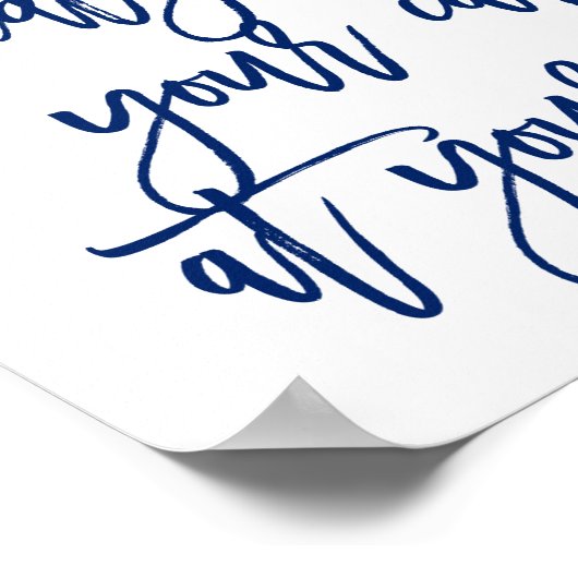 Geben Sie Ihre Karte bitte an Ihren Platz ein. Poster (Ecke)