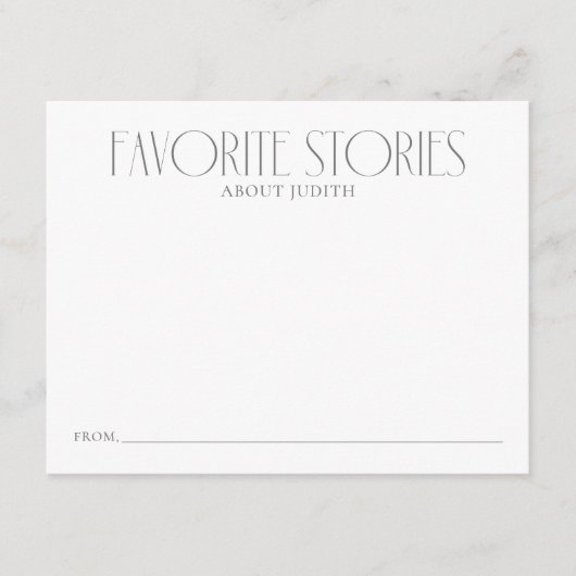 Geben Sie Ihre Lieblingsgeschichten weiter Hinweiskarte (Vorderseite)