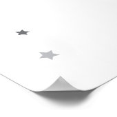 Geben Sie Ihre Stimme Geschlecht offenbaren Zeiche Poster (Ecke)