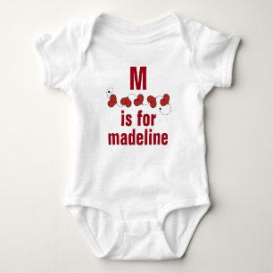 Geben Sie Ihrem Baby den Namen Säugling Body Anzug Strampler