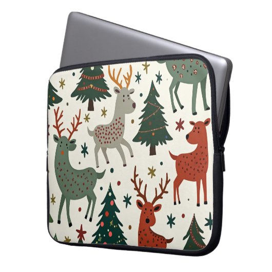 Geben Sie Ihrem Laptop einen Weihnachtsmakeover! Laptopschutzhülle (Vorderseite Links)