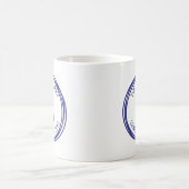 Geben Sie Ihren Anfangsnamen oder Ihre Texthandbüh Kaffeetasse (Mittel)