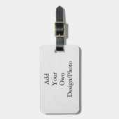 Geben Sie Ihren eigenen Design-/Foto-Gepäckanhänge Gepäckanhänger (Vorderseite vertikal)