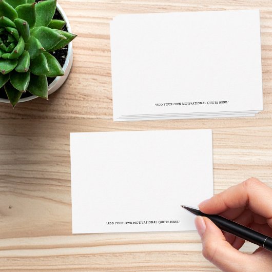 Geben Sie Ihren eigenen Kostenvoranschlag ein Mitteilungskarte