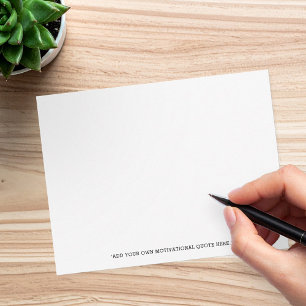 Geben Sie Ihren eigenen Kostenvoranschlag ein Mitteilungskarte