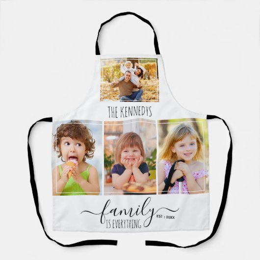 Geben Sie Ihren eigenen Namen für vier Collage-Pro Schürze (Vorderseite)
