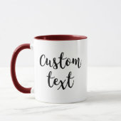 Geben Sie Ihren eigenen Text personalize Funny Cus Tasse (Links)
