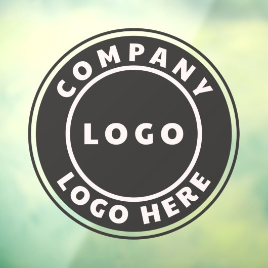 Geben Sie Ihren Firmenlogo-Besitzer ein Fensteraufkleber (Blatt 3)