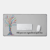 Geben Sie Ihren inspirierenden Kostenvoranschlag e Schreibtischunterlage (Tastatur & Maus)