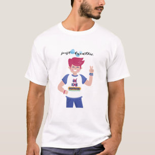 Geben Sie ihren Namen als männliches Grafikdesign T-Shirt