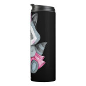 Geben Sie Ihren Namen hinzu - Thermischer Tumbler Thermosbecher (Nach rechts gedreht)