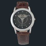 Geben Sie Ihren Namen Medizinischen Symbol Doctor  Armbanduhr<br><div class="desc">Fügen Sie Ihren Namen Medizinische Symbol Doctor Custom Watch hinzu</div>