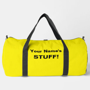 Geben Sie Ihren Namen Text Subject (oder 2 Zeilen) Duffle Bag