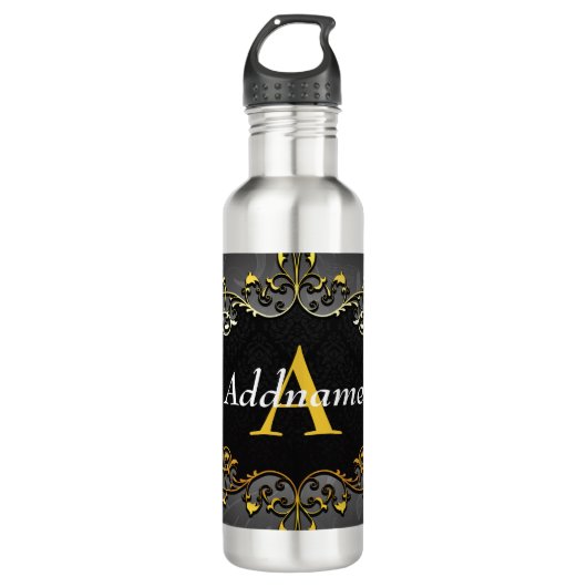 Geben Sie Ihren Namen und den ersten Edelstahlflasche (Vorderseite)