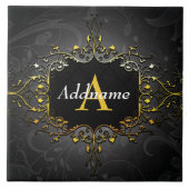 Geben Sie Ihren Namen und den ersten Fliese (Vorderseite)