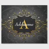 Geben Sie Ihren Namen und den ersten Geschenkpapier (Flach)