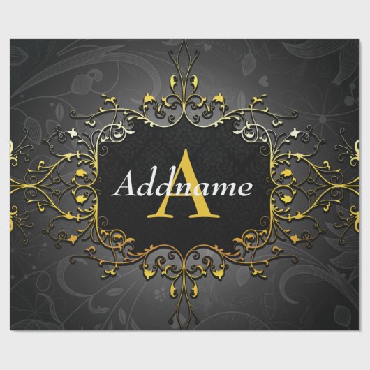 Geben Sie Ihren Namen und den ersten Geschenkpapier (Flach)