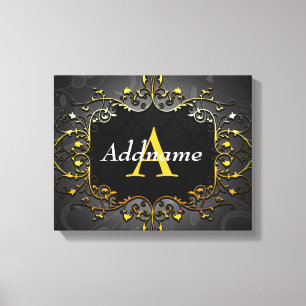 Geben Sie Ihren Namen und den ersten Leinwanddruck