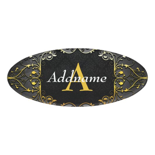 Geben Sie Ihren Namen und den ersten Namenschild (Vorderseite)