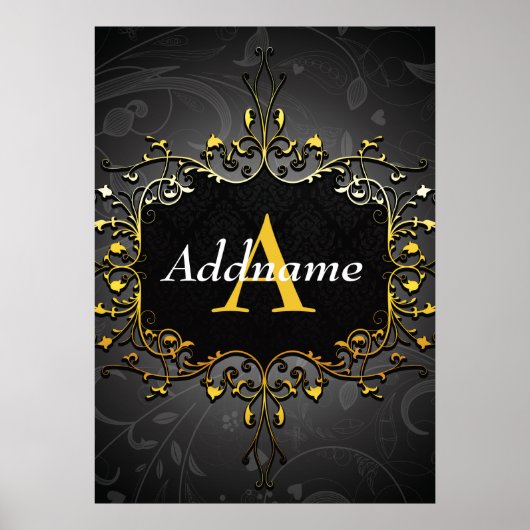 Geben Sie Ihren Namen und den ersten Poster (Vorne)