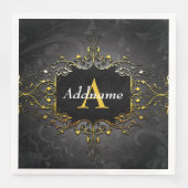 Geben Sie Ihren Namen und den ersten Serviette (Vorderseite)