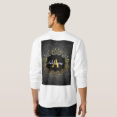 Geben Sie Ihren Namen und den ersten Sweatshirt (Schwarz voll)