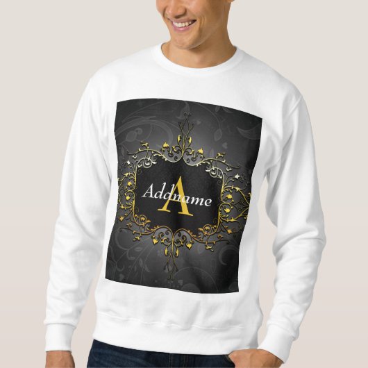 Geben Sie Ihren Namen und den ersten Sweatshirt (Vorderseite)