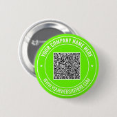 Geben Sie Ihren QR-Code für benutzerdefinierte Tex Button (Vorne & Hinten)