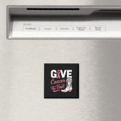 Geben Sie Krebs dem Stiefmütterchen Brustkrebs Pin Magnet (In Situ (Geschirrspüler))