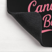 Geben Sie Krebs dem Stiefmütterchen Brustkrebs Pin Mousepad (Ecke)