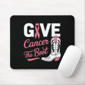 Geben Sie Krebs dem Stiefmütterchen Brustkrebs Pin Mousepad (Mit Mouse)