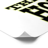 GEBEN SIE MESS MIT DEM HONEY BADGER POSTER (Ecke)