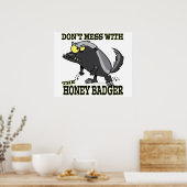 GEBEN SIE MESS MIT DEM HONEY BADGER POSTER (Küche)