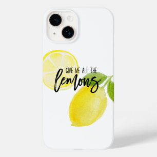 Geben Sie mir alle Zitronen Case-Mate iPhone 14 Fa Hülle
