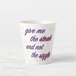 GEBEN SIE MIR DEN SCHRITT MILCHTASSE