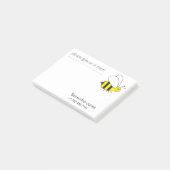 Geben Sie mir ein Summen bitte! Niedliche Post-it Klebezettel (angewinkelt)