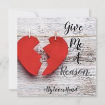 Geben Sie mir eine Flachkarte (blau)