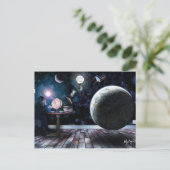 Geben Sie mir etwas Platz (Postkarte) Postkarte (Stehend Vorderseite)