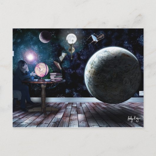 Geben Sie mir etwas Platz (Postkarte) Postkarte (Vorderseite)