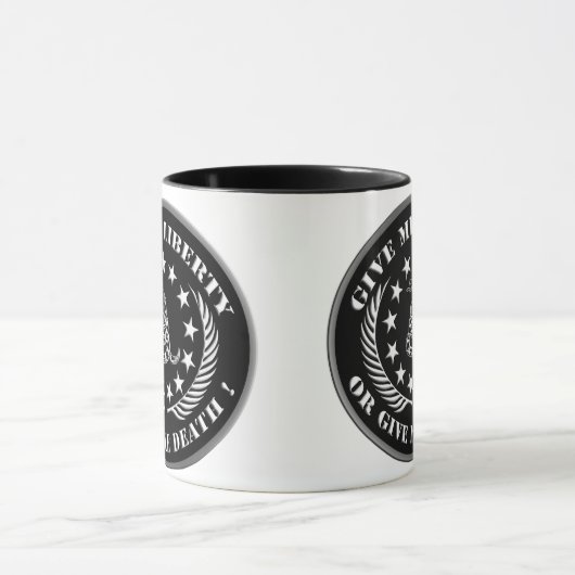 GEBEN SIE MIR FREIHEIT ODER GEBEN SIE MIR TOD! TASSE (Zentrum)