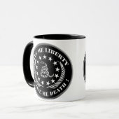 GEBEN SIE MIR FREIHEIT ODER GEBEN SIE MIR TOD! TASSE (Vorderseite Links)