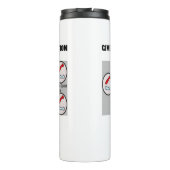 Geben Sie mir Ihre ungeteilte Aufmerksamkeit Studi Thermosbecher (Rückseite)