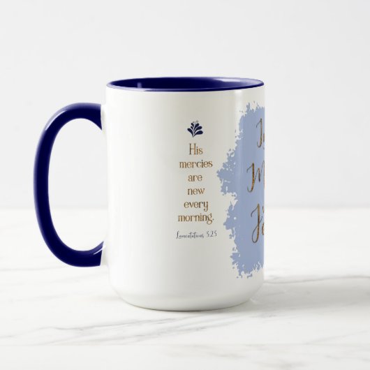 "Geben Sie mir Jesus" 15-Unze-kombinierte Tasse (Links)